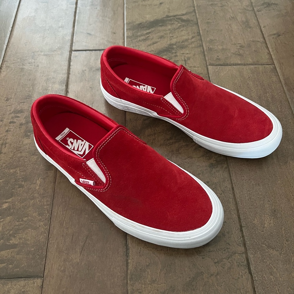 Vans Slip On Pro RED Men's 10